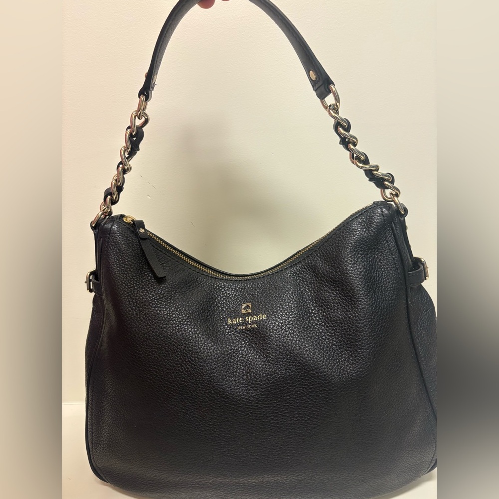 Kate Spade New York Cobble Hill Medium Serena Hobo Shoulder Bag black NWOT